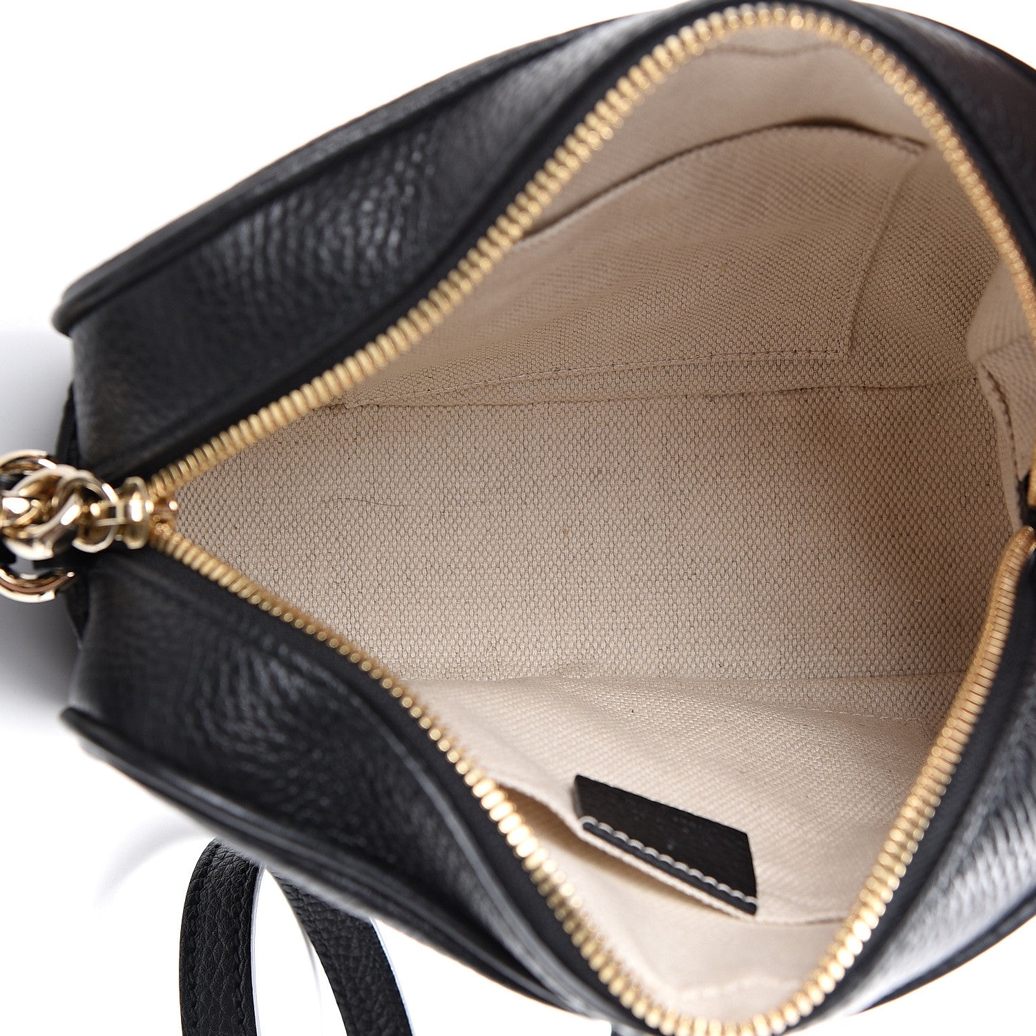 Gucci Pebbled Calfskin Small Soho Disco Bag Black 4 of 9