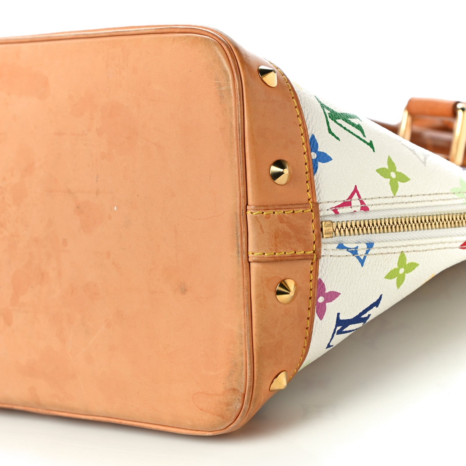Louis Vuitton Monogram Multicolor Alma White 9 of 22