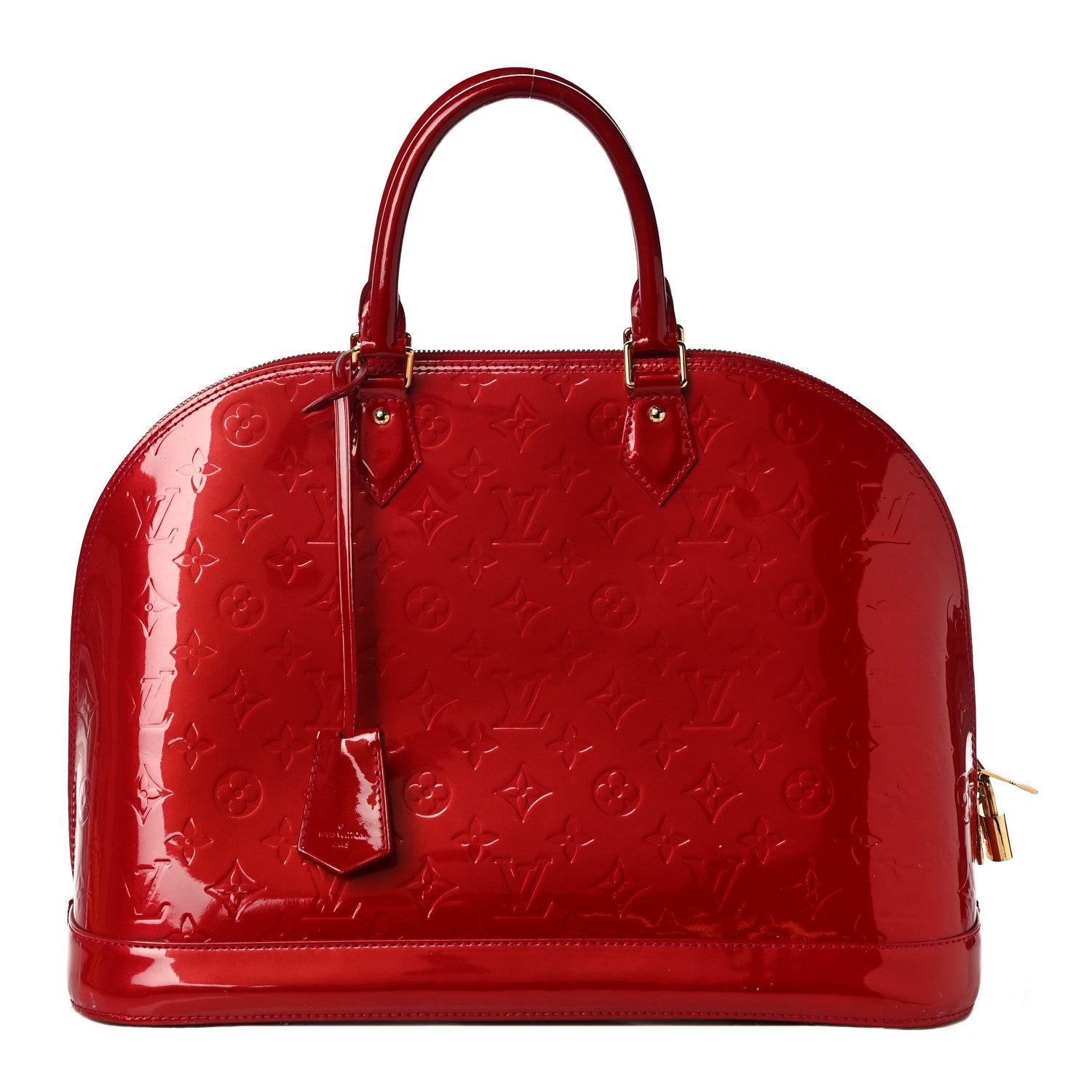 Louis Vuitton Vernis Alma MM Pomme D'Amour 1 of 9
