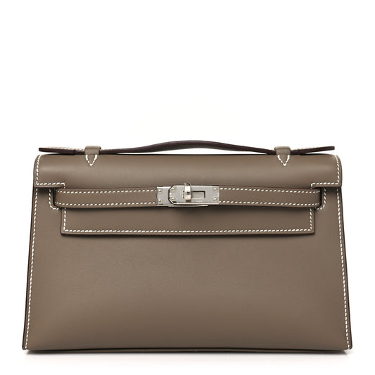 Swift Kelly Pochette Clutch Etoupe