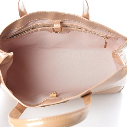 Louis Vuitton Vernis Wilshire PM Blanc Corail 5 of 9