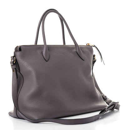 Prada Vitello Daino Shoulder Bag Argilla 2 of 4