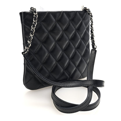 Chanel Lambskin Quilted Crossbody Bag Black 3 of 11