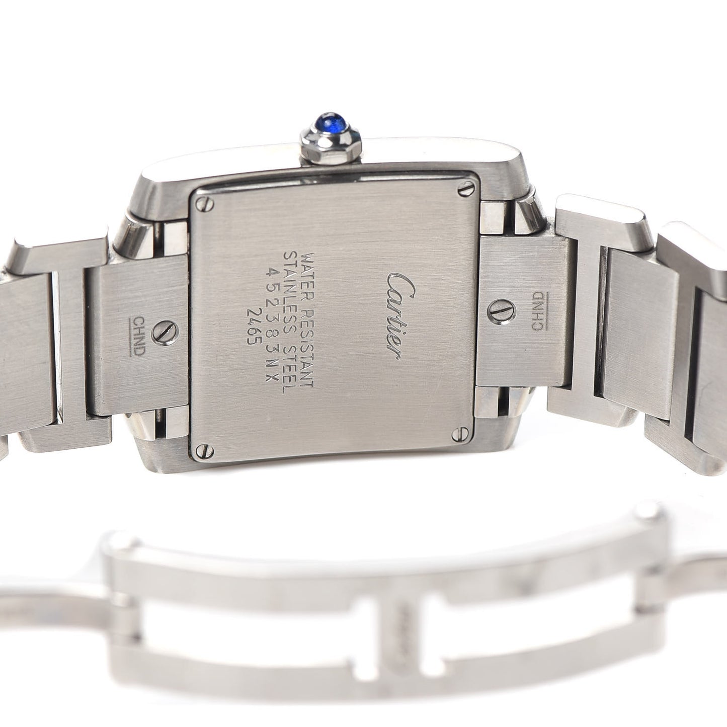 Stainless Steel 25mm Tank Francaise Quartz Watch