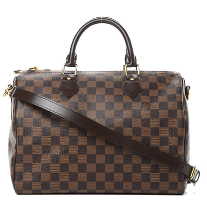 Louis Vuitton Damier Ebene Speedy Bandouliere 30 1 of 13