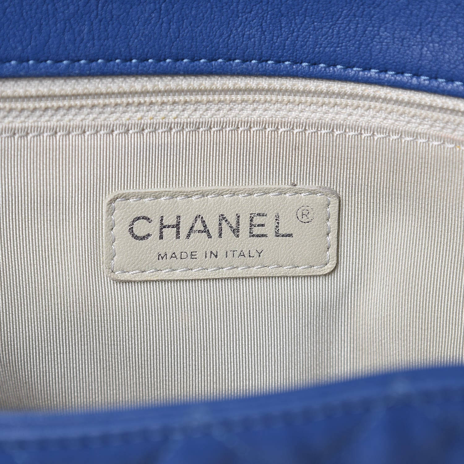 Chanel Washed Lambskin Quilted Chain Around Maxi Flap Light Blue 6 of 17