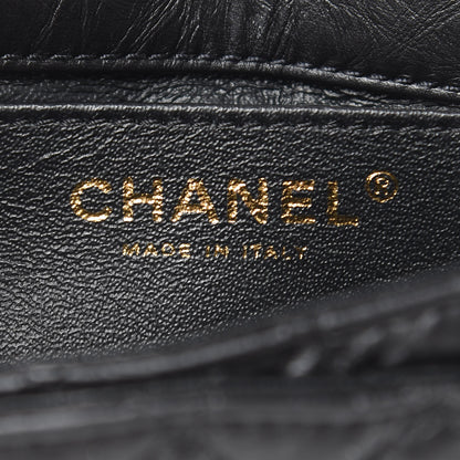 Chanel Aged Calfskin Quilted 2.55 Reissue Chain Waist Bag Black 6 of 10