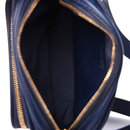 Burberry Smooth Calfskin 1983 Knight Check Link Camera Bag Navy 5 of 10
