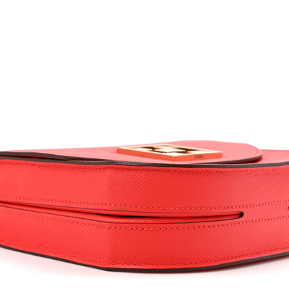 Hermes Epsom Mosaique Au 24-17 Rouge De Coeur 10 of 10