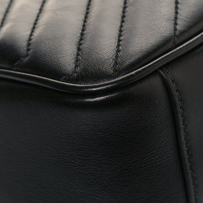 Gucci Calfskin Matelasse Small GG Marmont Shoulder Bag Black 11 of 13