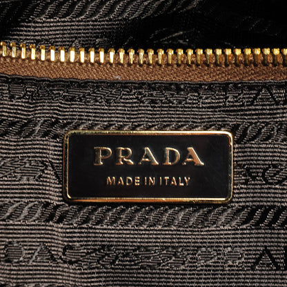 Prada Antique Leather Buckle Tote Bruciato 5 of 7