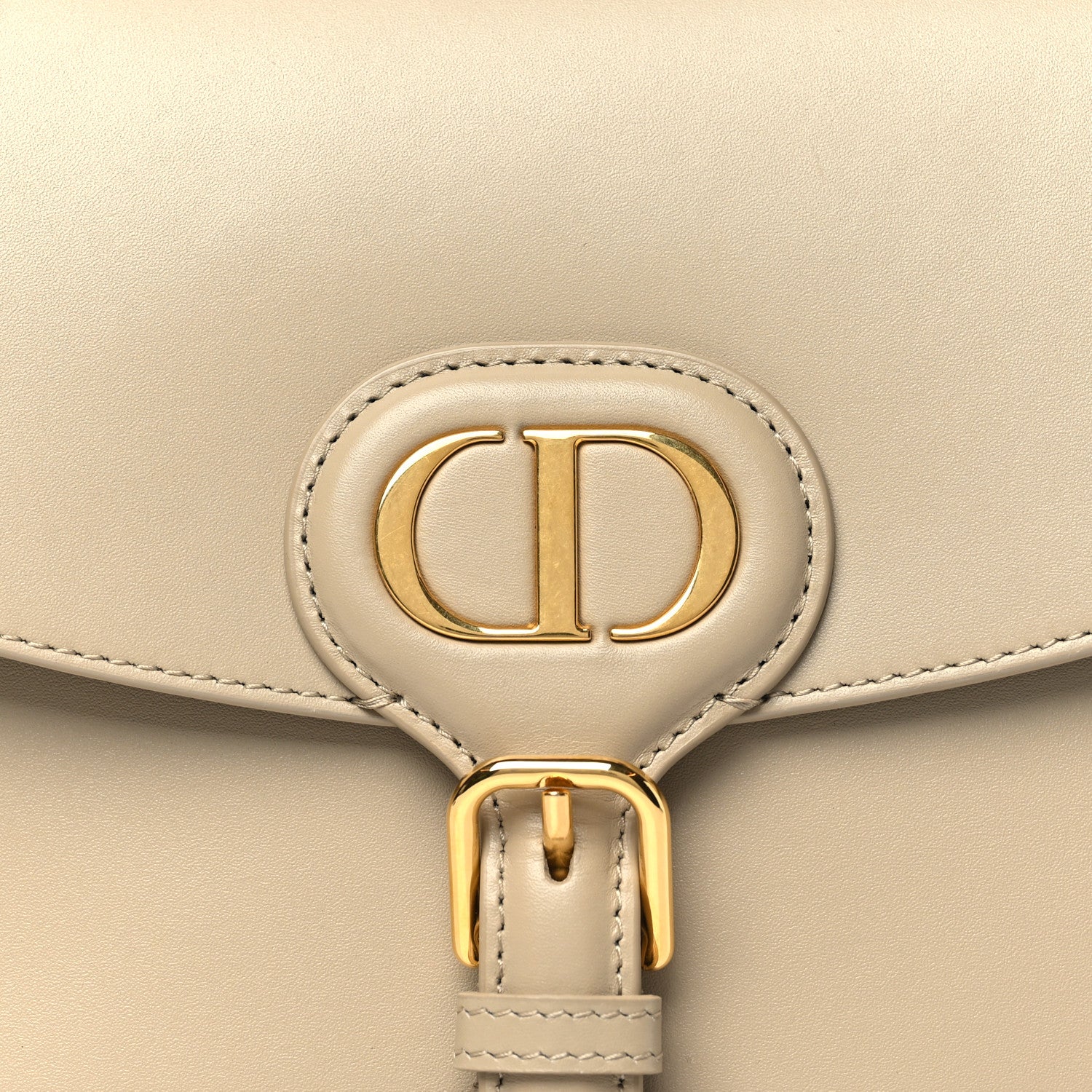Christian Dior Box Calfskin Medium Bobby Flap Beige 8 of 10