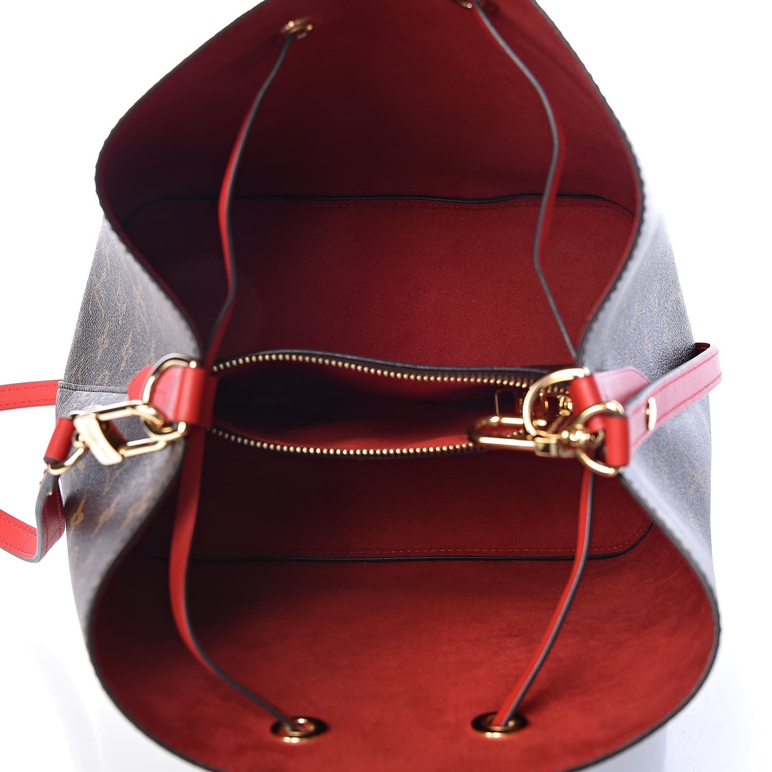 Louis Vuitton Monogram Neonoe MM Coquelicot 8 of 9