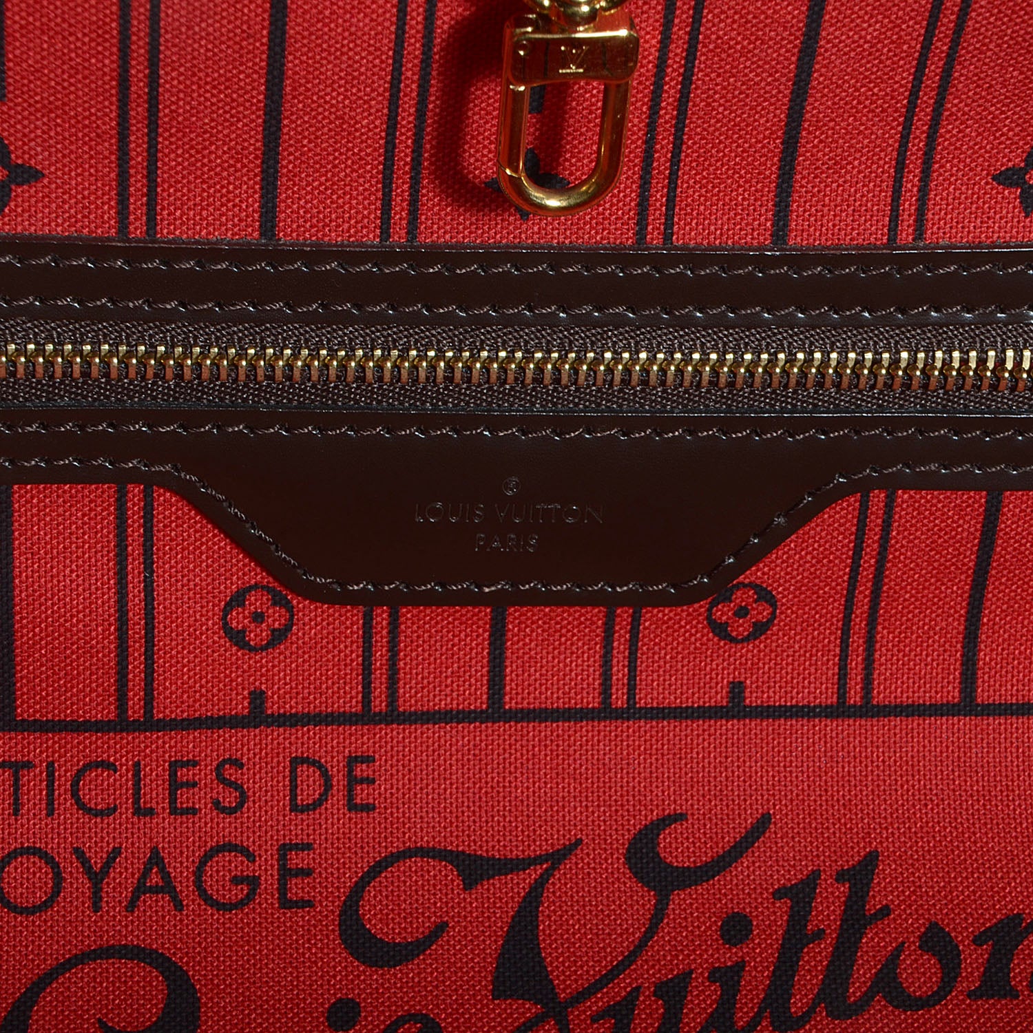 Louis Vuitton Damier Ebene Neverfull MM 5 of 8
