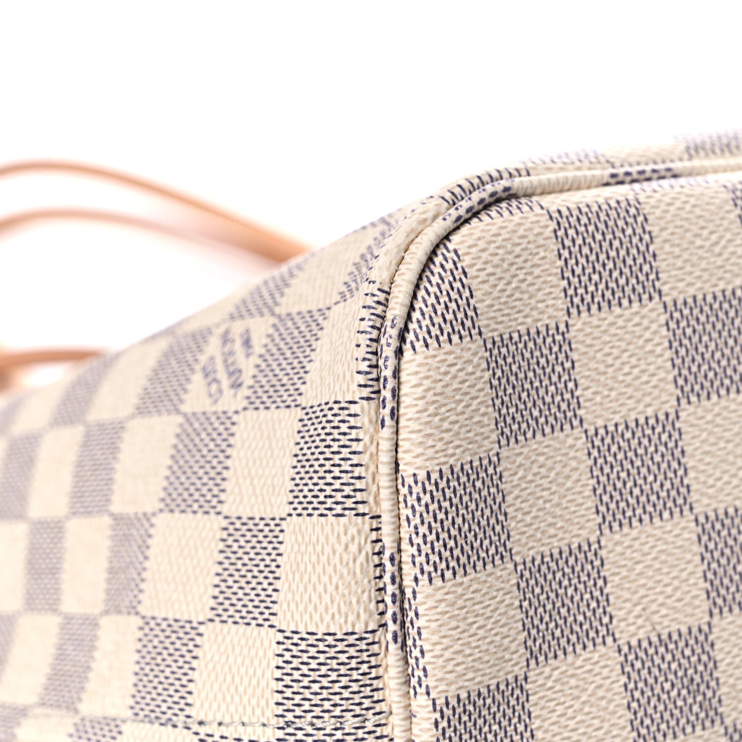 Damier Azur Neo Neverfull MM Rose Ballerine