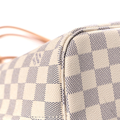 Louis Vuitton Damier Azur Neo Neverfull MM Rose Ballerine 11 of 30