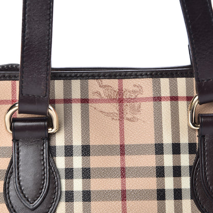 Burberry Haymarket Check Medium Regent Tote Chocolate 10 of 13