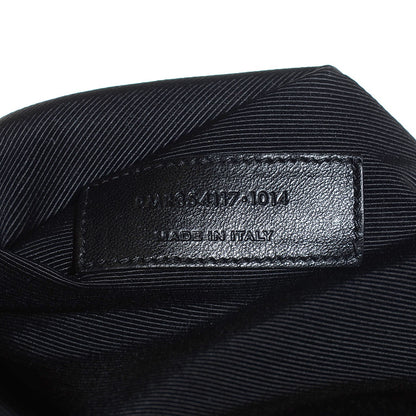 Saint Laurent Lambskin Matelasse Chevron Monogram Large Shopping Bag Grey 6 of 9