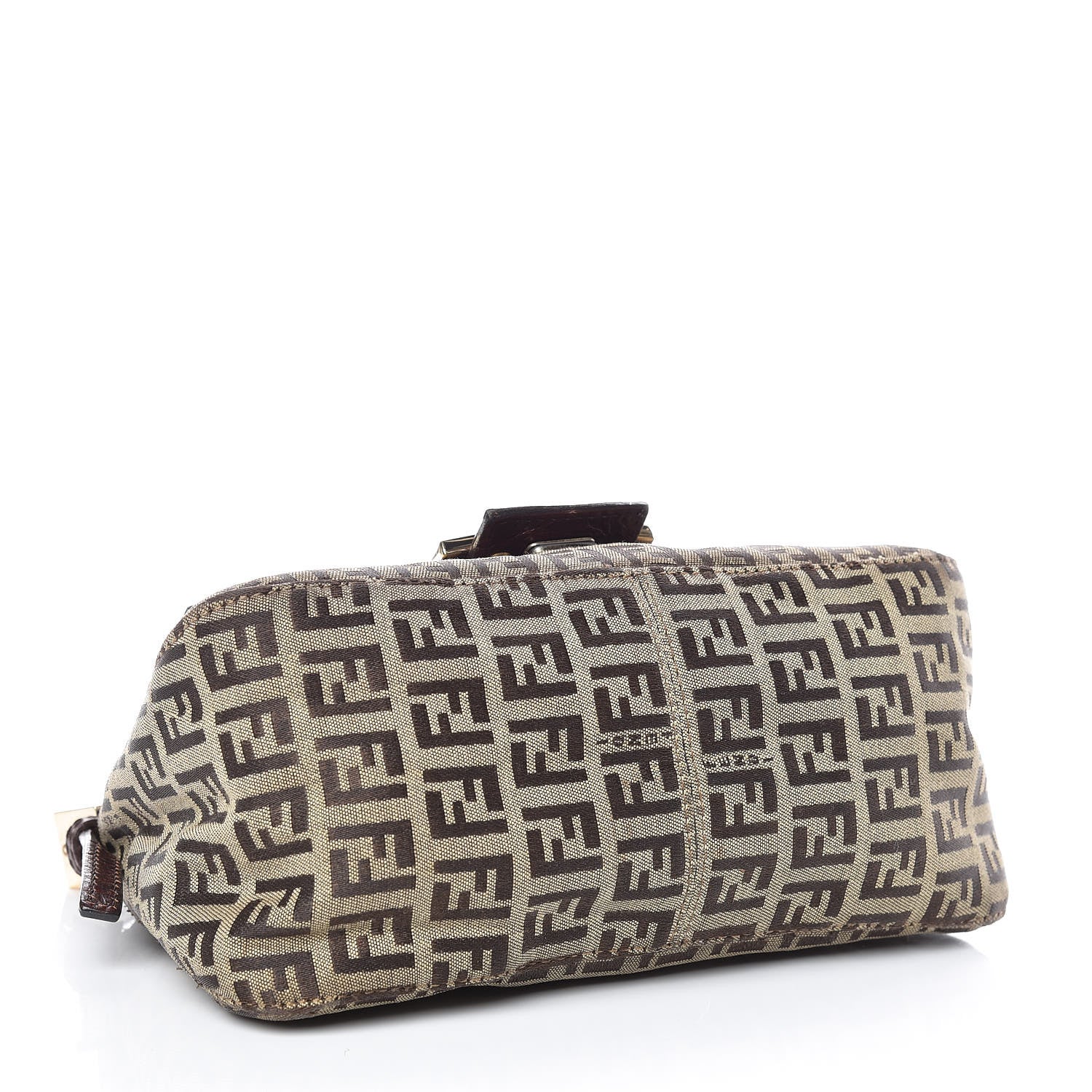 Fendi Zucchino Vitello Mini Mama Baguette Mogano Panna Bruciato 4 of 11