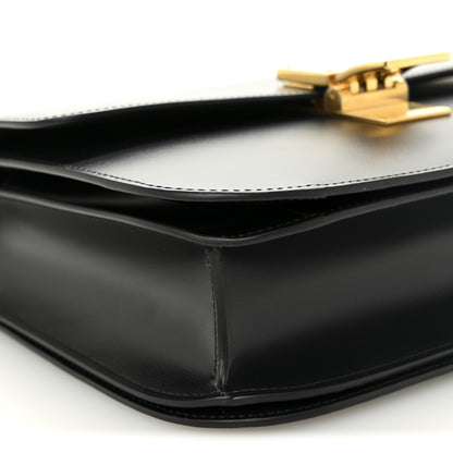 Celine Box Calfskin Medium Classic Box Flap Black 8 of 9