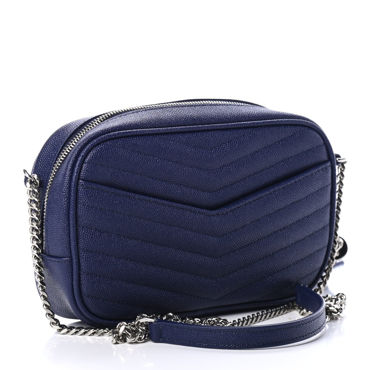 Grain De Poudre Matelasse Monogram Mini Lou Camera Bag Denim