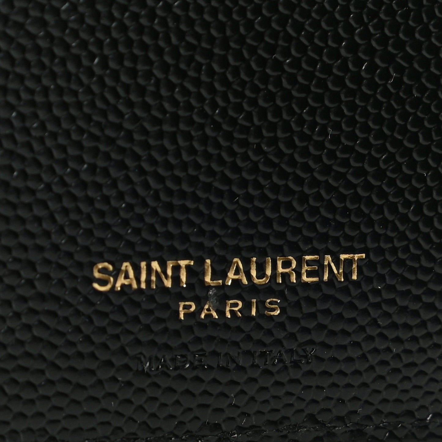 Grain De Poudre Matelasse Chevron Monogram Zipped Card Case Black