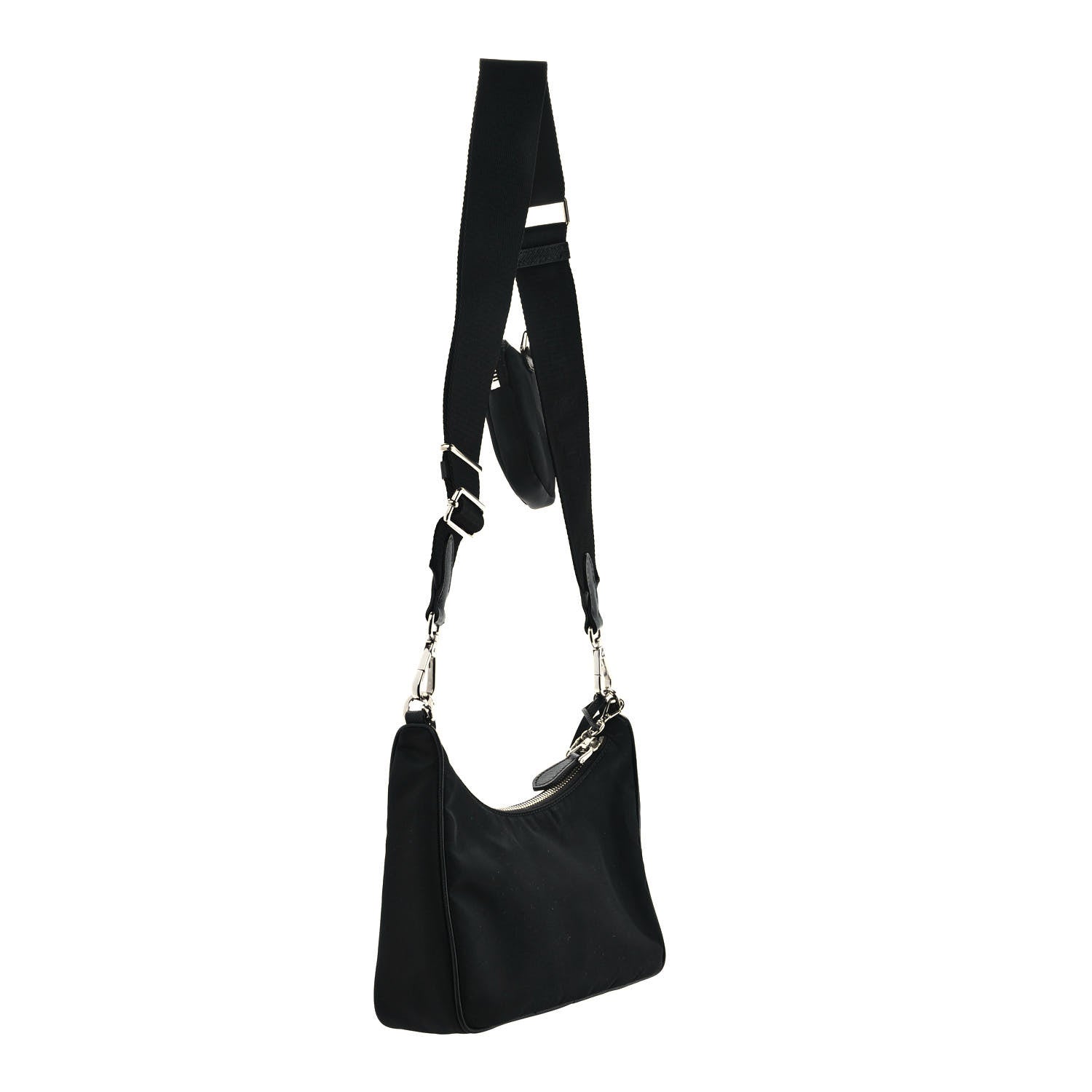 Prada Nylon Re-Edition 2005 Shoulder Bag Black 3 of 9