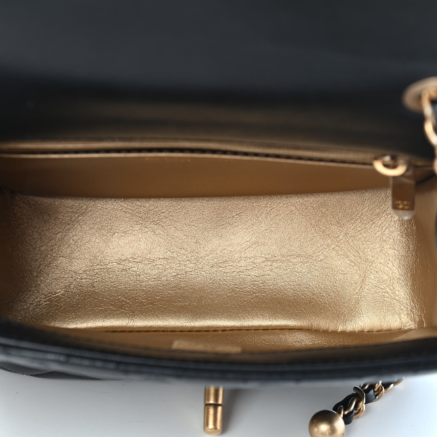 Chanel Lambskin Quilted Mini Pearl Crush Flap Black 5 of 9