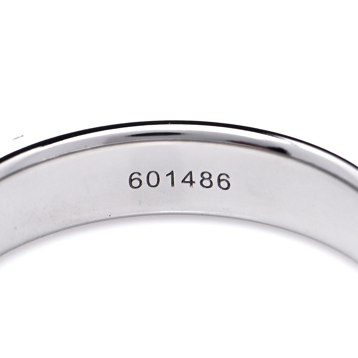 Platinum Diamond Vertical Row Wedding Band Ring 56 7.5