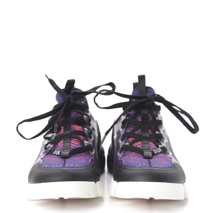 Christian Dior Technical Fabric Rubber Womens Fireworks D-Connect Sneakers 36.5 Deep Blue Pink 3 of 11