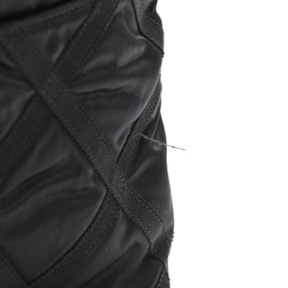 Chanel Nylon Grosgrain Quilted Lifestyle Convertible Clutch with Chain Black 12 of 12