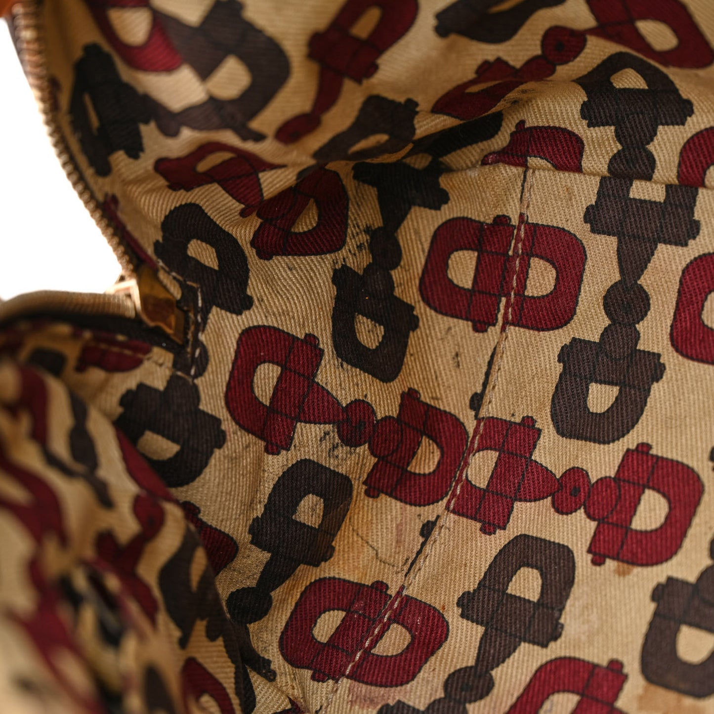 Guccissima Small Princy Satchel Brown
