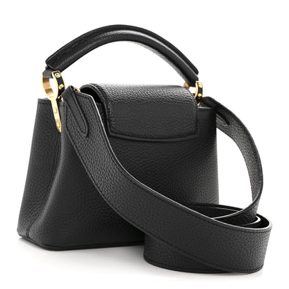 Louis Vuitton Taurillon Mini Capucines Black 3 of 12