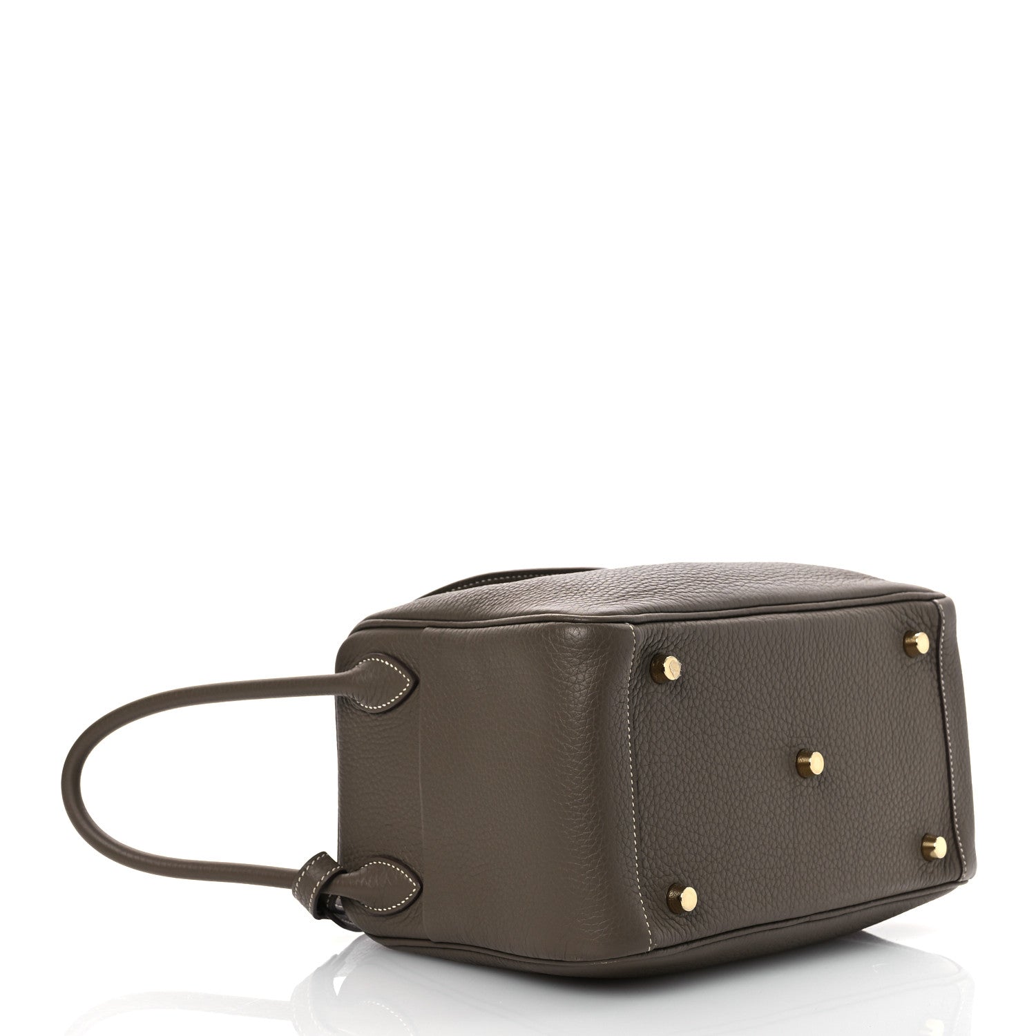 Hermes Taurillon Clemence Lindy 26 Etoupe 4 of 17