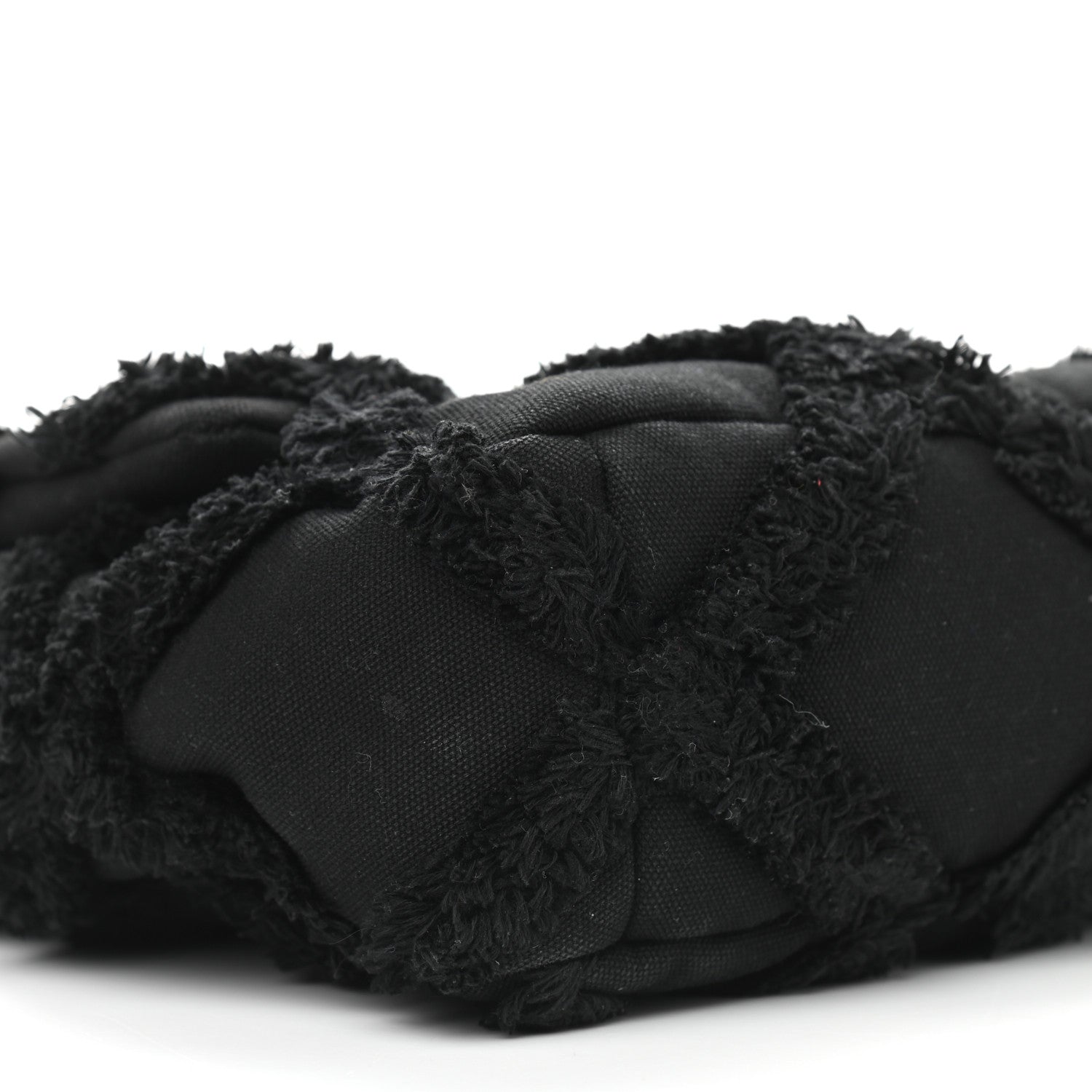 Chanel Cotton Canvas Quilted Large Chanel 19 Flap Black 7 of 8