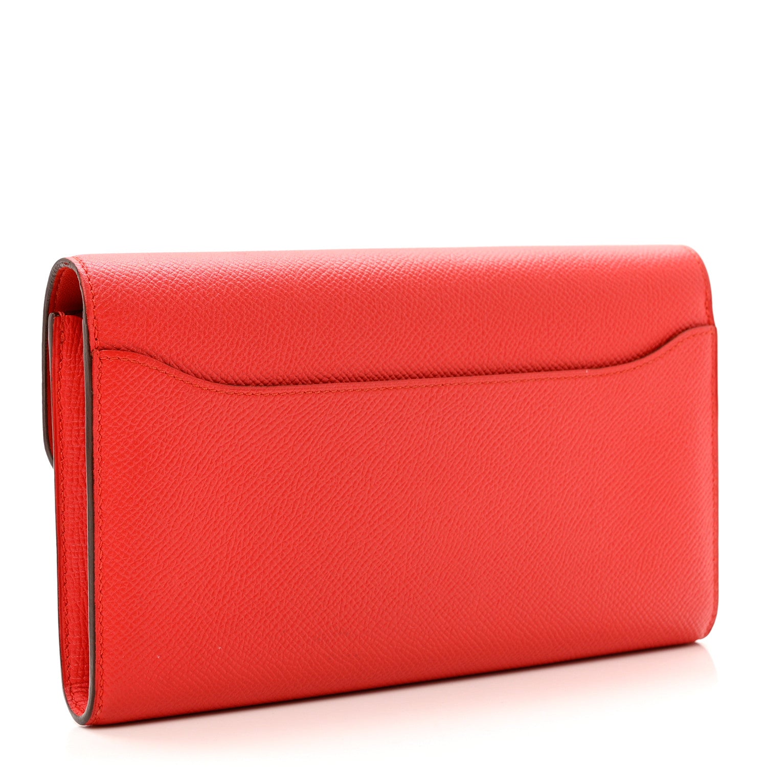 Hermes Epsom Constance Long Wallet Rouge Tomate 3 of 8