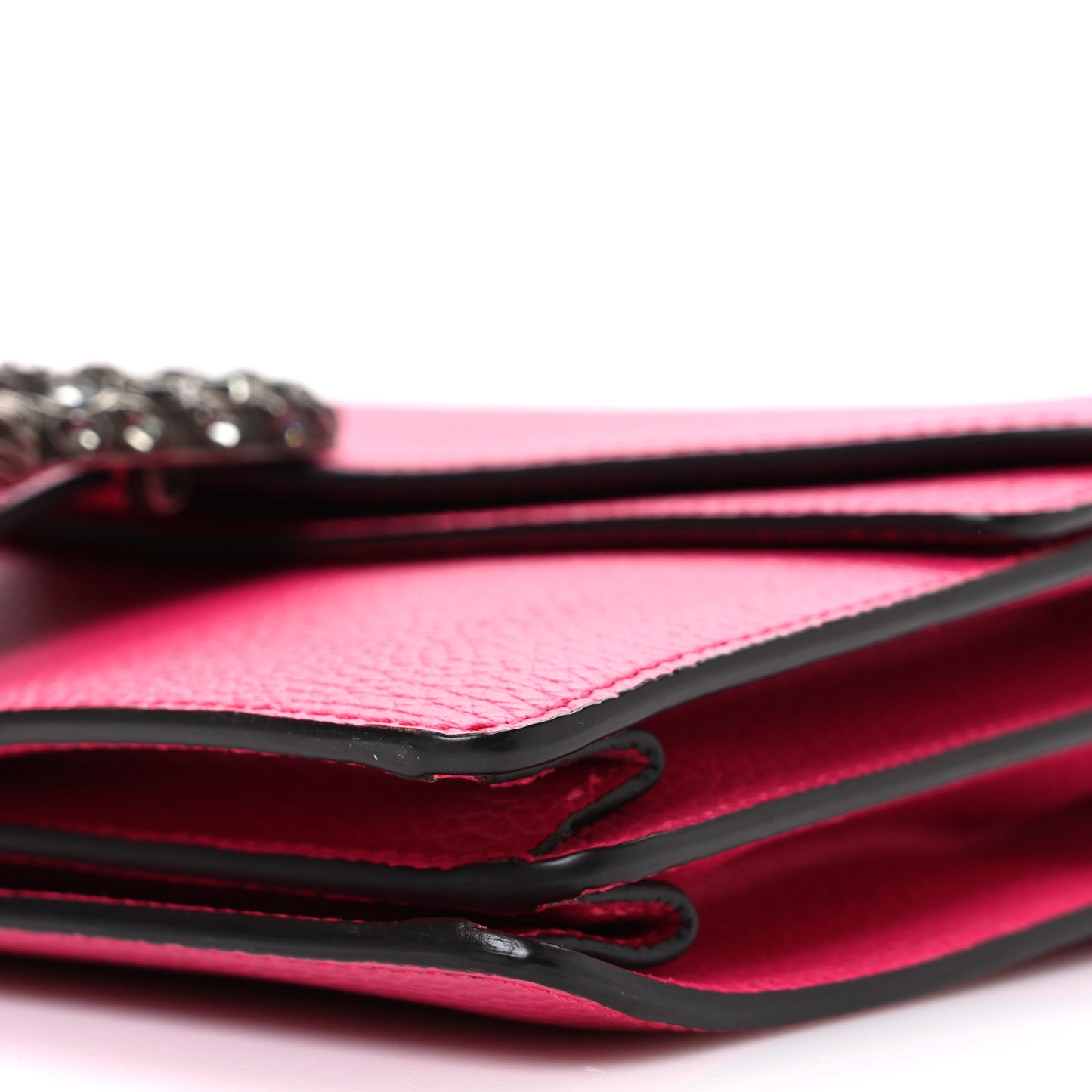 Dollar Calfskin Small Dionysus Shoulder Bag Box Pink