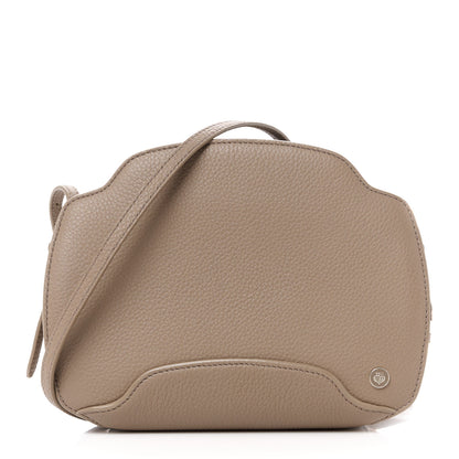 Loro Piana Grained Calfskin Sesia Crossbody Warm Mastic 1 of 10