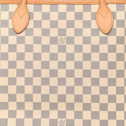 Louis Vuitton Damier Azur Neo Neverfull MM Rose Ballerine 9 of 11