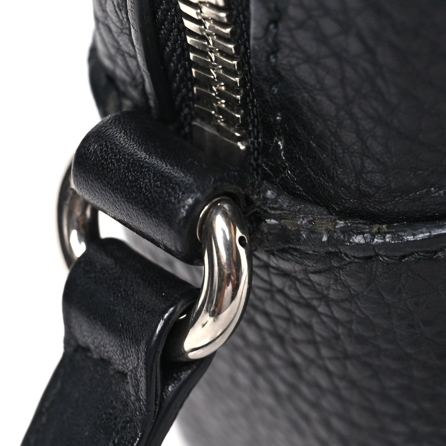 Gucci Pebbled Calfskin Studded Small Soho Disco Bag Black 10 of 10