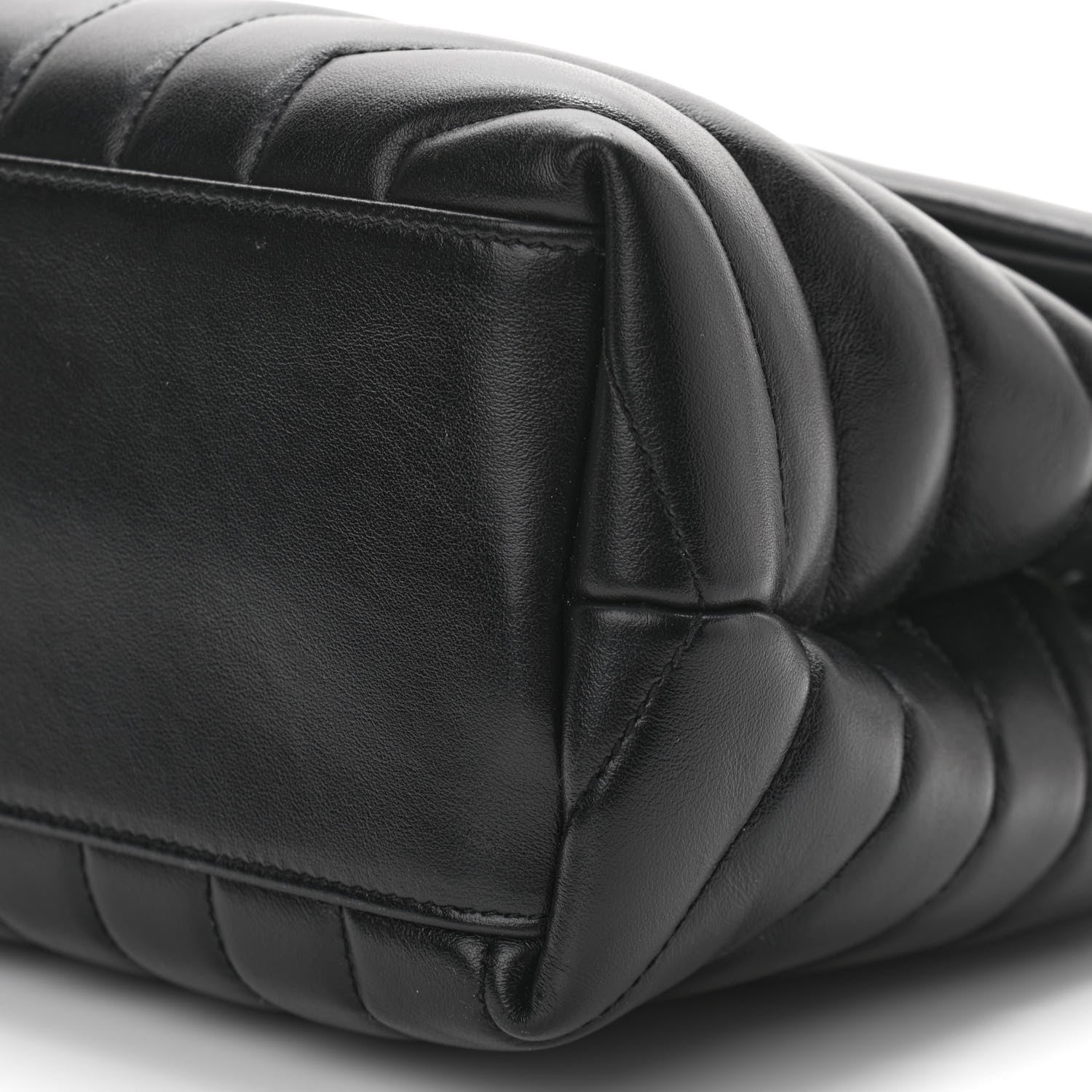 Saint Laurent Calfskin Y Quilted Monogram Medium Loulou Chain Satchel Black 10 of 10