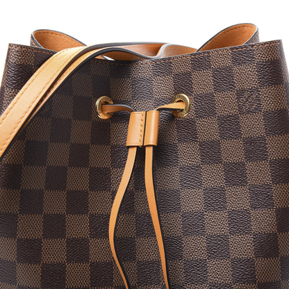 Louis Vuitton Damier Ebene Neonoe MM Safran 10 of 11