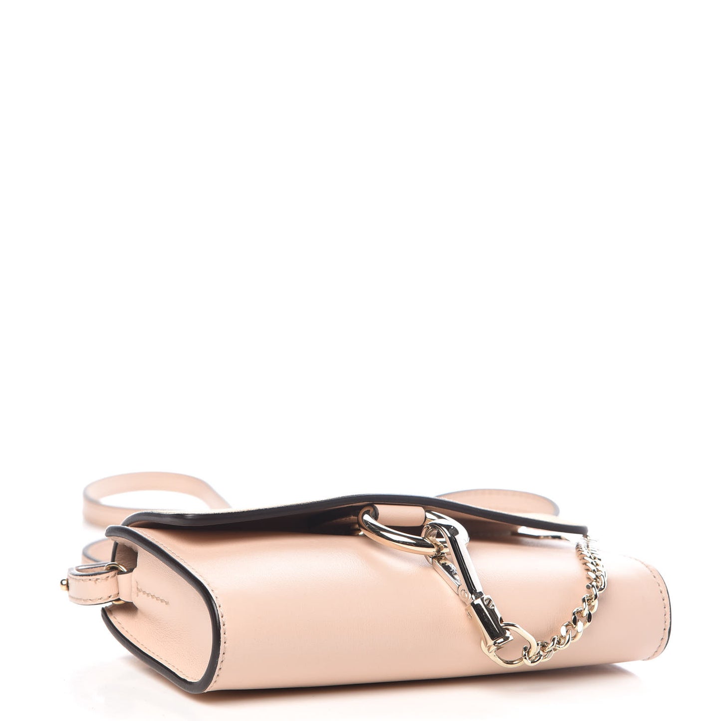 Calfskin Mini Faye Shoulder Bag Cement Pink