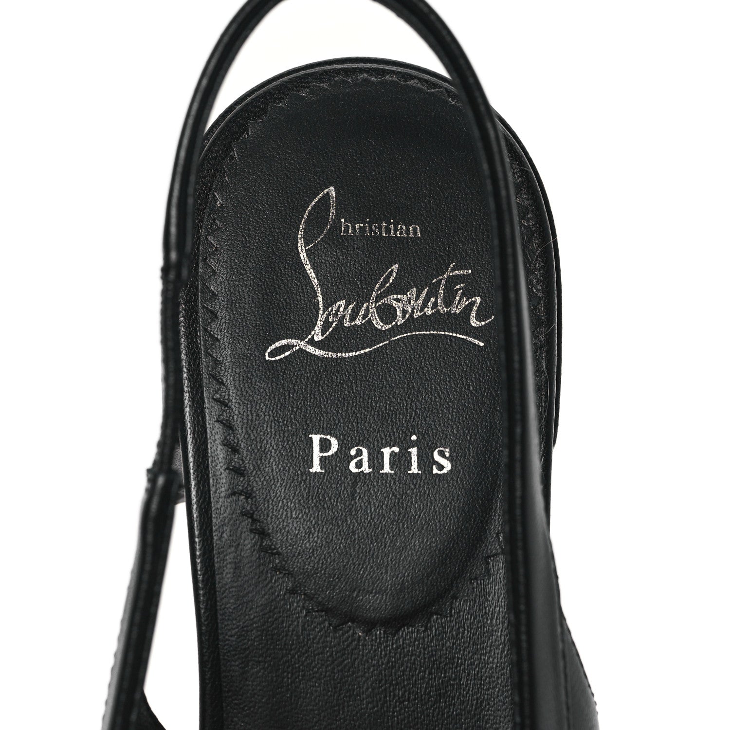 Christian Louboutin Nappa Mamaflirt 30mm Bow Sling Ballerinas 40 Black 7 of 8