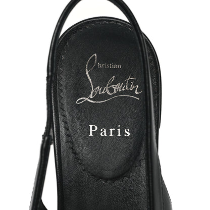 Christian Louboutin Nappa Mamaflirt 30mm Bow Sling Ballerinas 40 Black 7 of 8