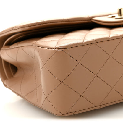 Chanel Lambskin Quilted Small Double Flap Brown 9 of 11