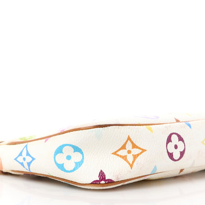 Louis Vuitton Monogram Multicolor Pochette Accessories White 10 of 13