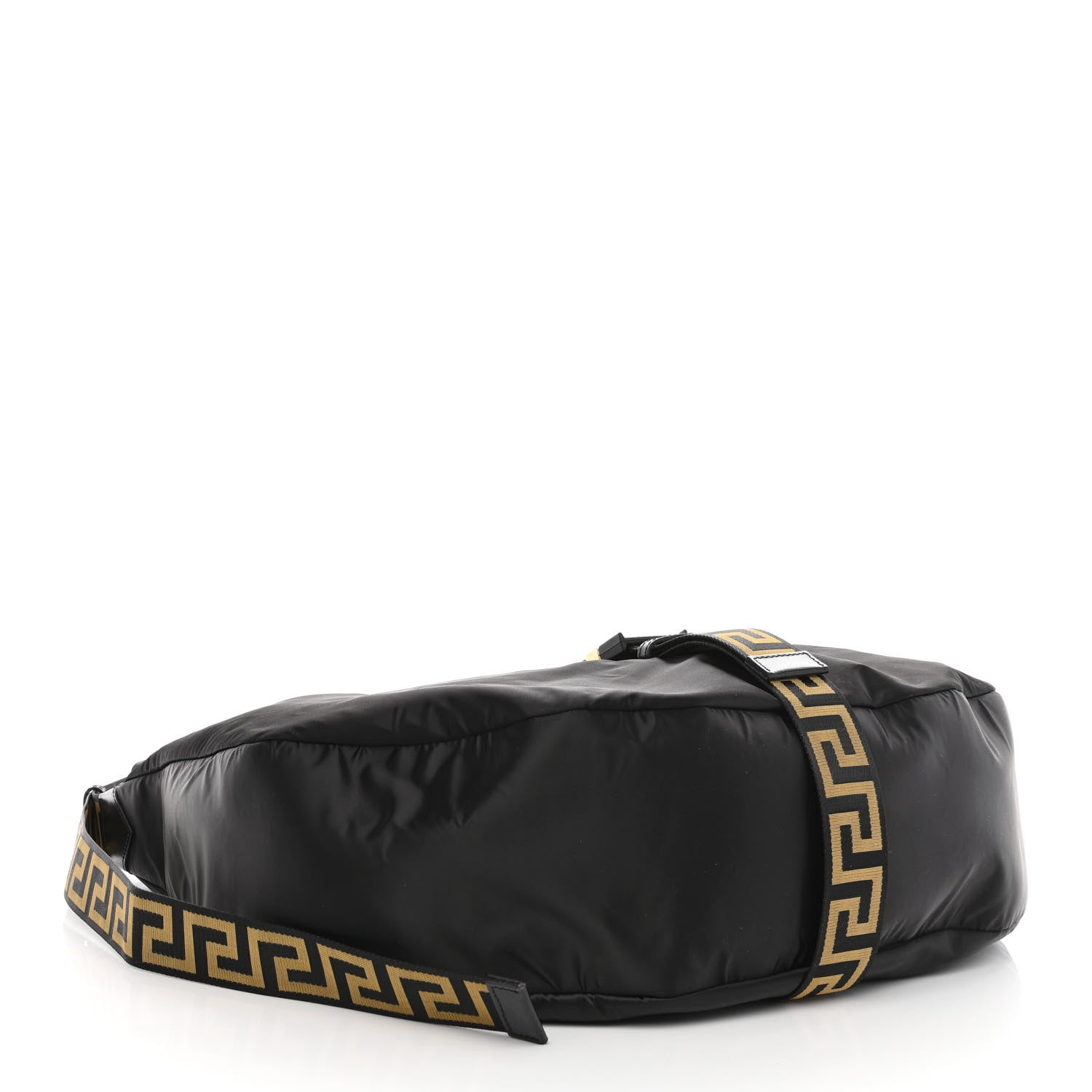 Versace Nylon Greca Buckle Hobo Black 4 of 10