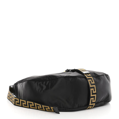 Versace Nylon Greca Buckle Hobo Black 4 of 10