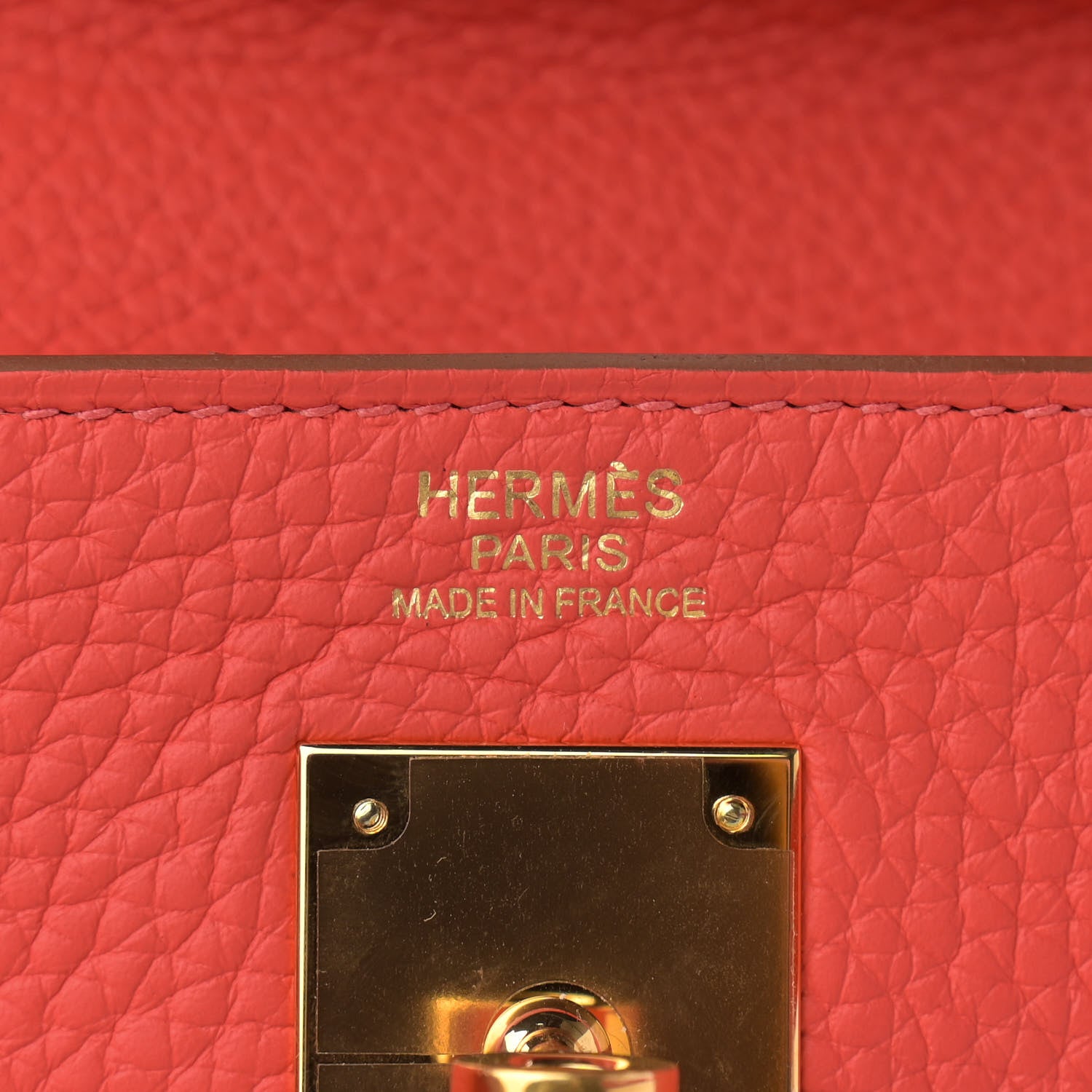 Hermes Taurillon Clemence Kelly Retourne 32 Rouge Pivoine 6 of 10